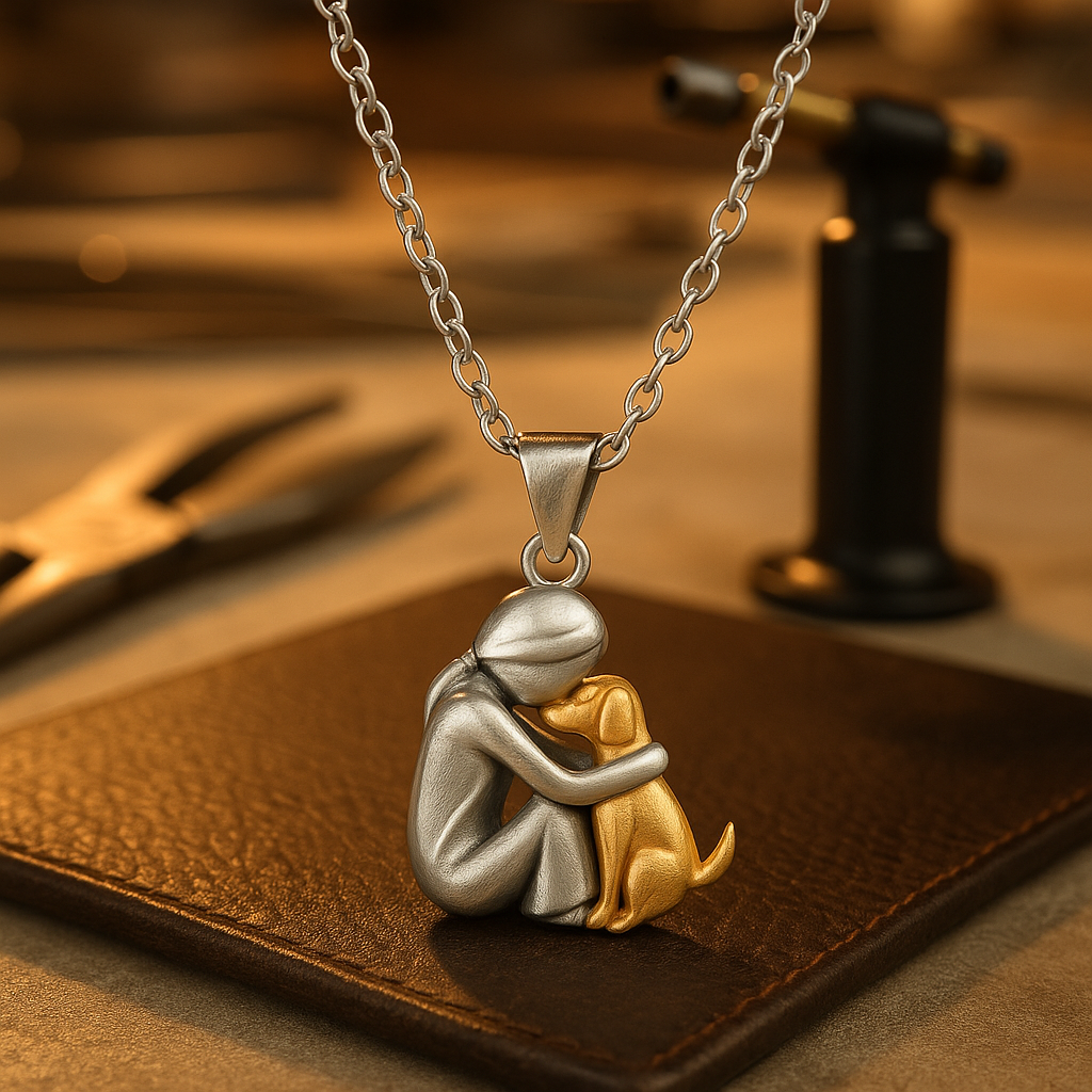 Hug Pendant Necklace - Meaningful Memorial Gift