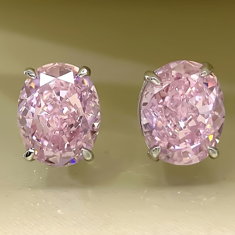 Eternal White Gold Earrings with Zirconia