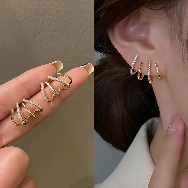 Spiral Ear Cuff Earrings