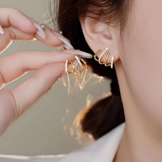 Spiral Ear Cuff Earrings