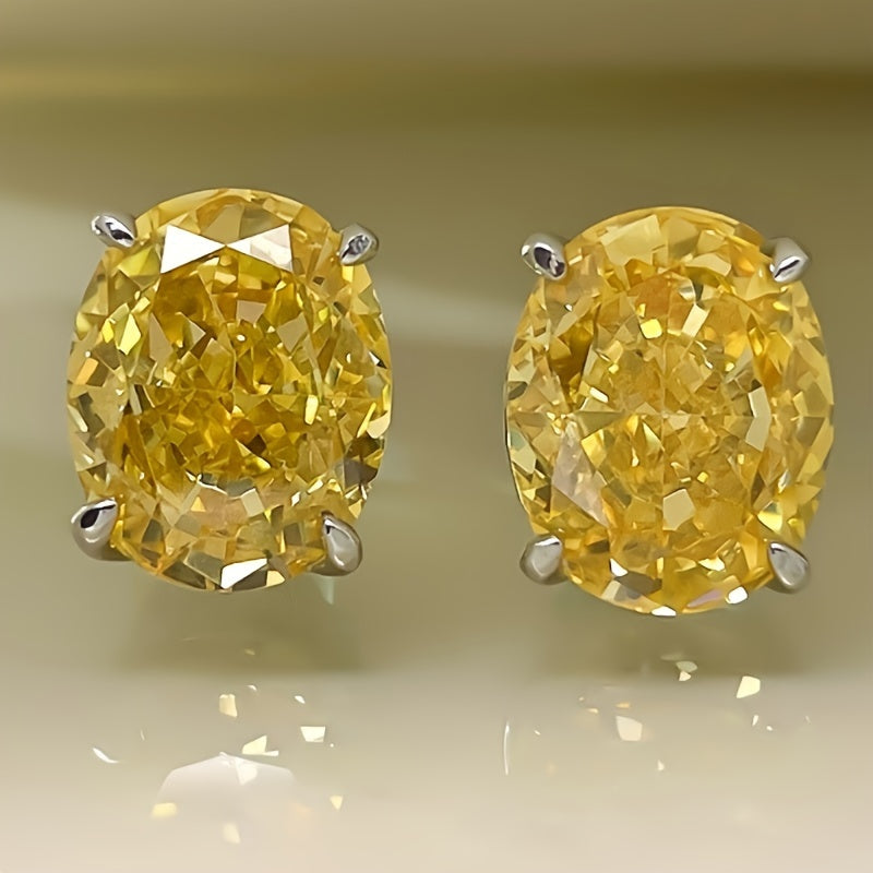 Eternal White Gold Earrings with Zirconia